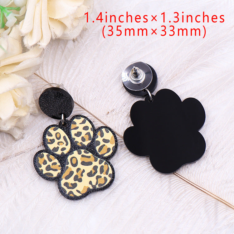 Wholesale Fashion Simple Acrylic Jewelry Stud Earrings