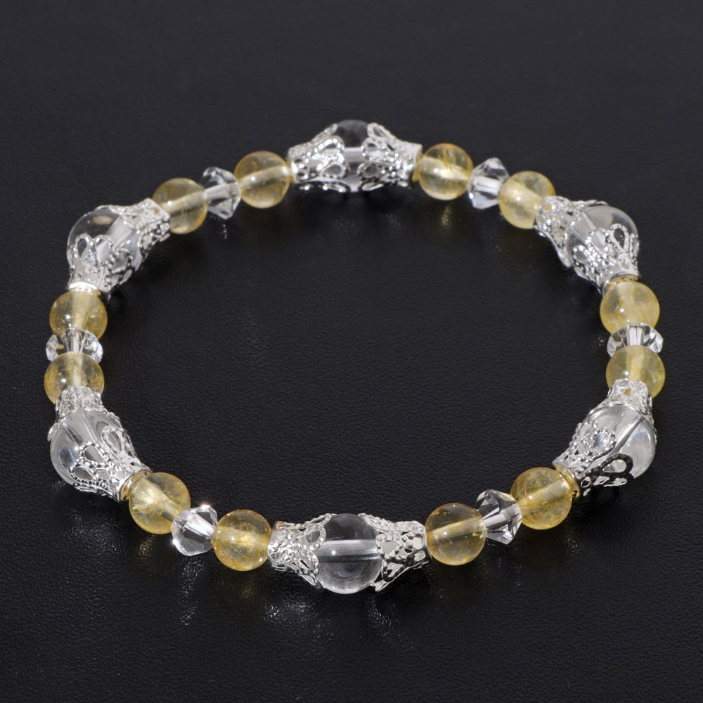 Wholesale Agate Crystal Elastic Cord Bracelet