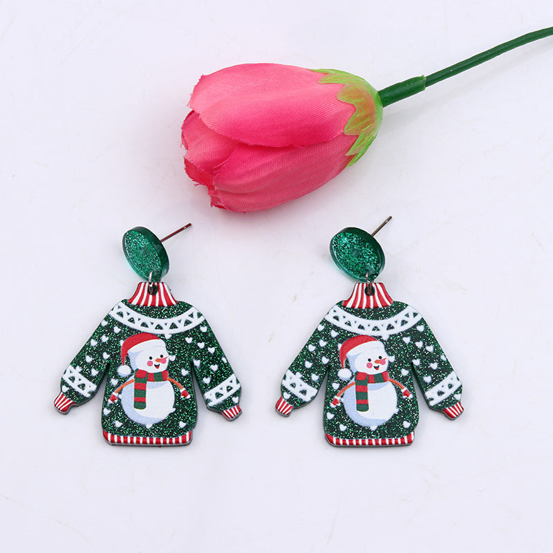 Wholesale Christmas Earrings Studs