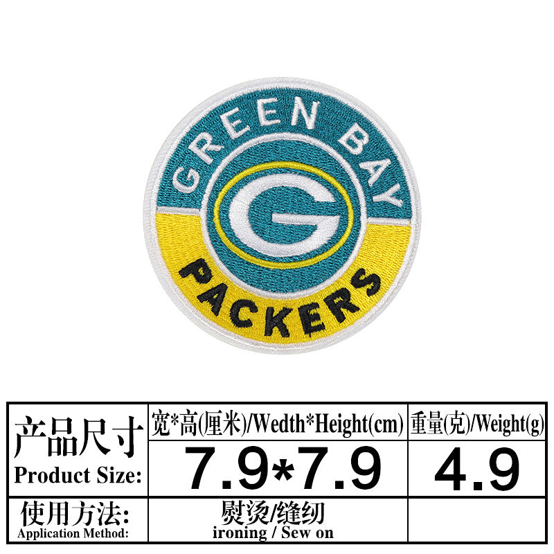 Wholesale Colorful and diverse circular team emblem embroidery DIY Patches OLY Exclusive