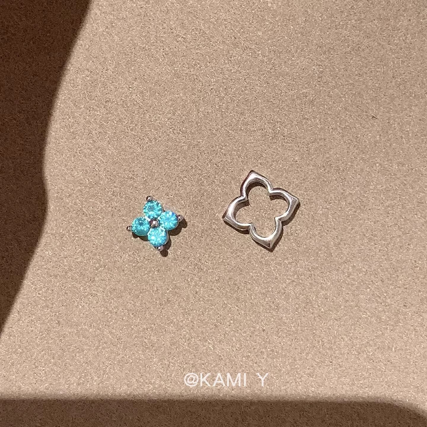 Wholesale Summer coolness detachable two-piece clover necklace