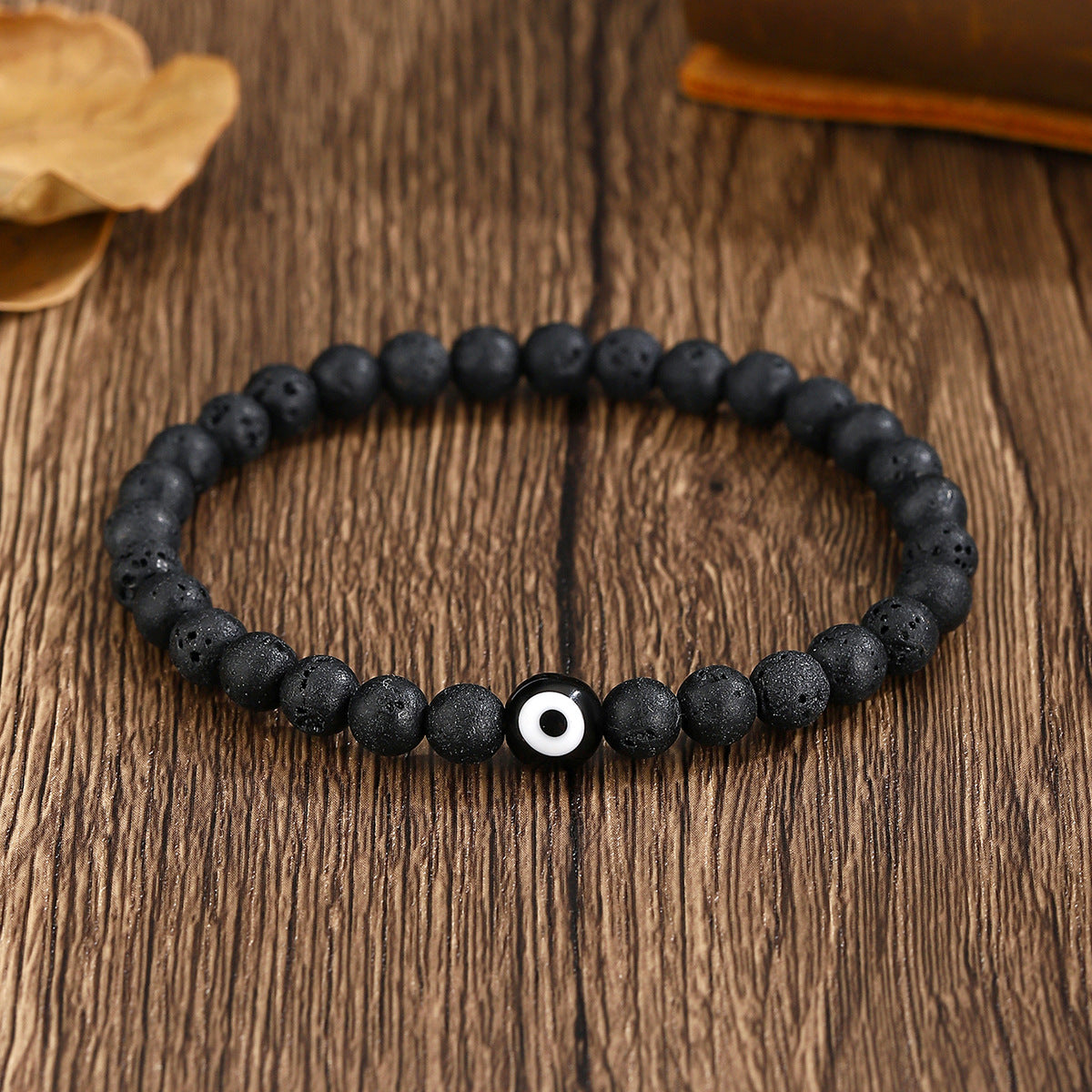 Wholesale White turquoise volcanic stone bracelet