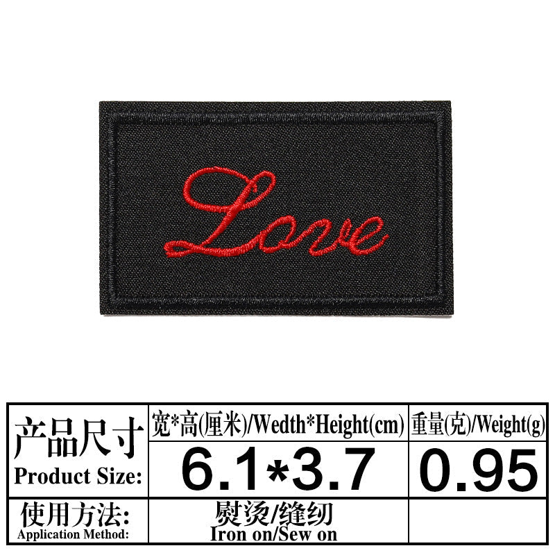 Wholesale DIY Embroidery Patch Cute Rabbit Round Badge Hat Clothes Decoration FS