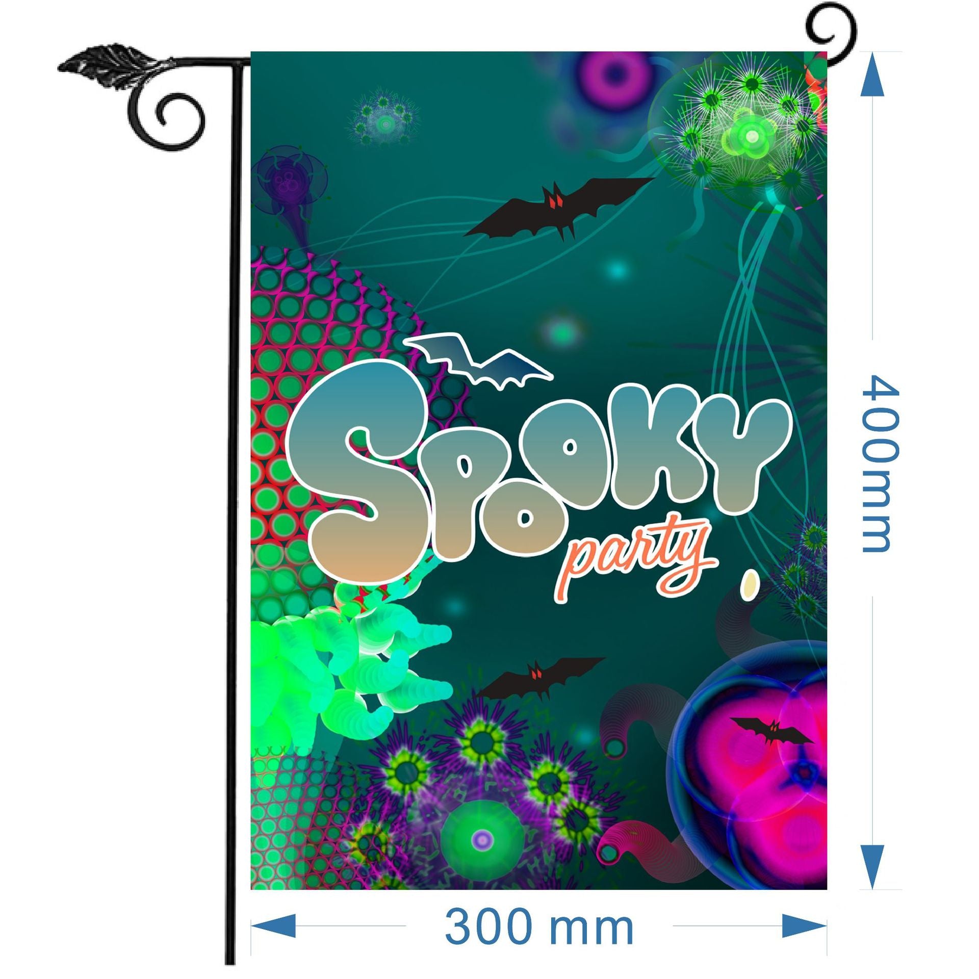 Wholesale Christmas garden flag linen print outdoor small flag yard decoration flag