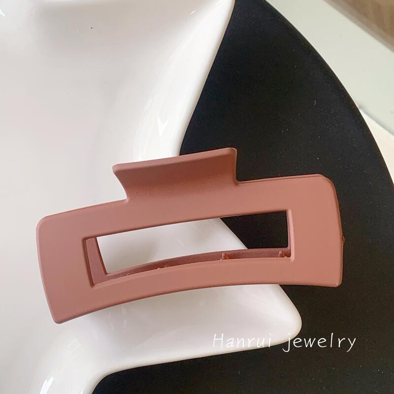 Wholesale Back Head Square Frosted Large Women's Elegant Bath Hair Clip