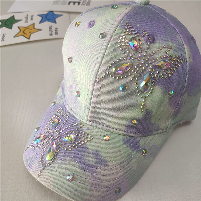 Wholesale Big Kids Flower Butterfly Baseball Cap