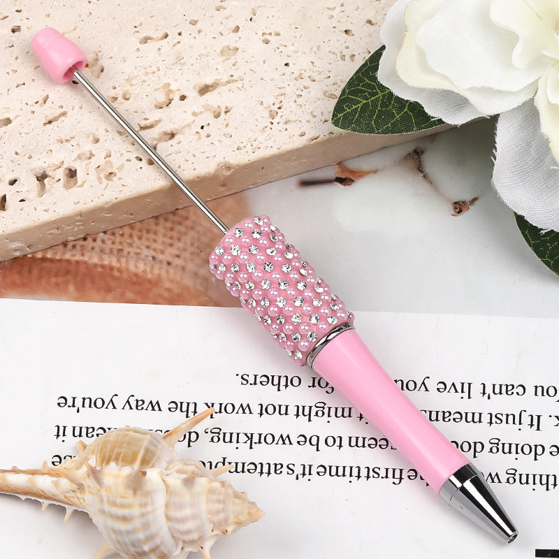 Wholesale 5pcs DIY Rhinestone Pearl Handmade Surface Mount Ballpoint Pen