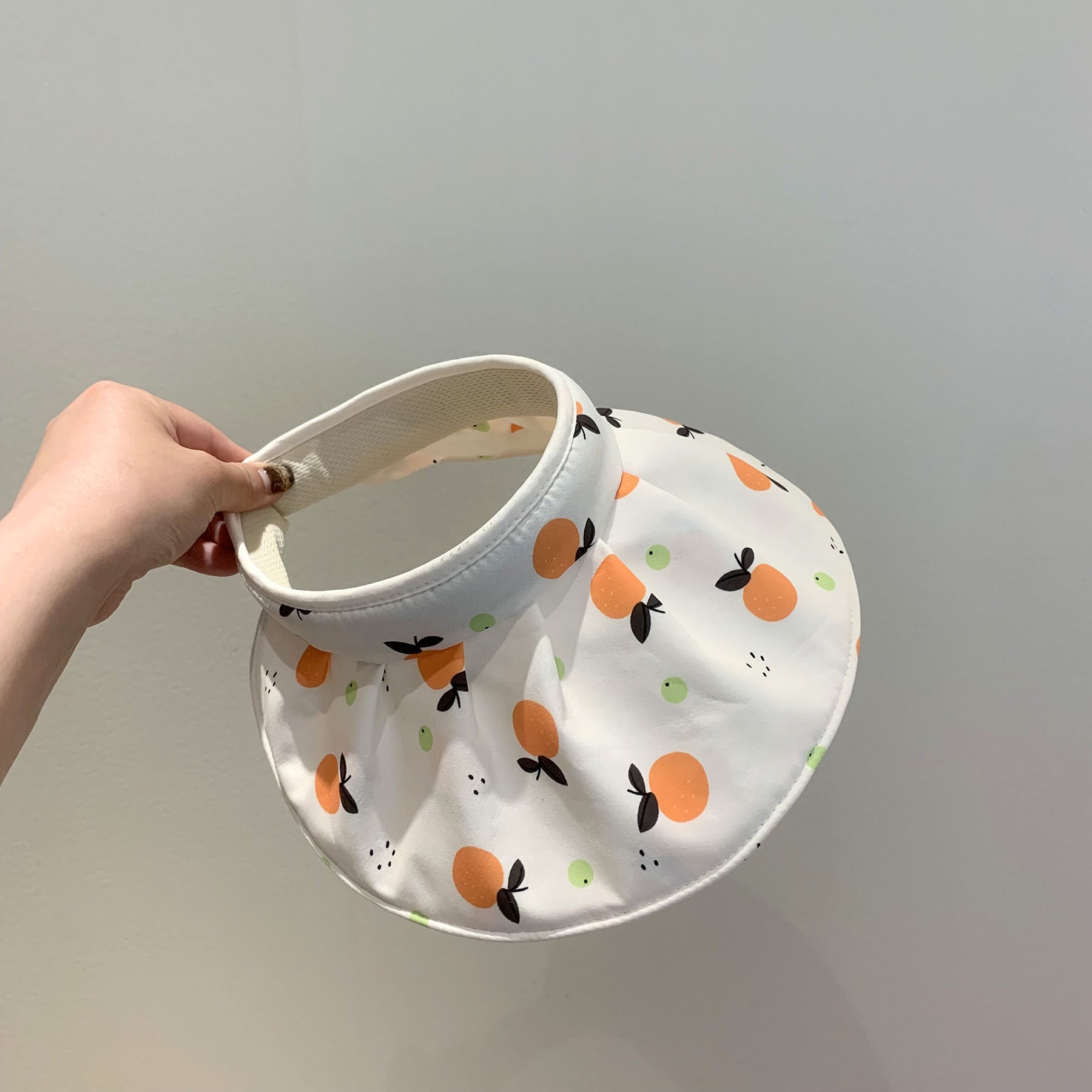 Wholesale Polyester Fiber Kids Summer Shell Hats