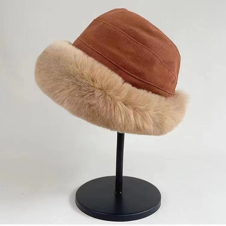 Wholesale Winter Thickened Warm Plush Fisherman Hat