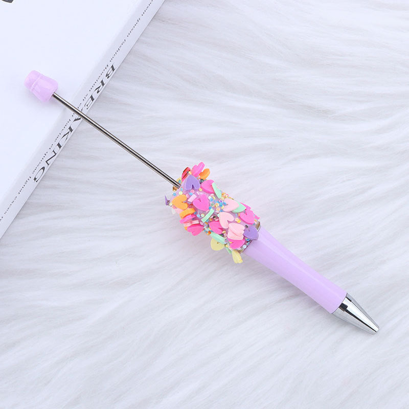 Wholesale DIY Love Beaded Pen Beaded Ballpoint Pen
