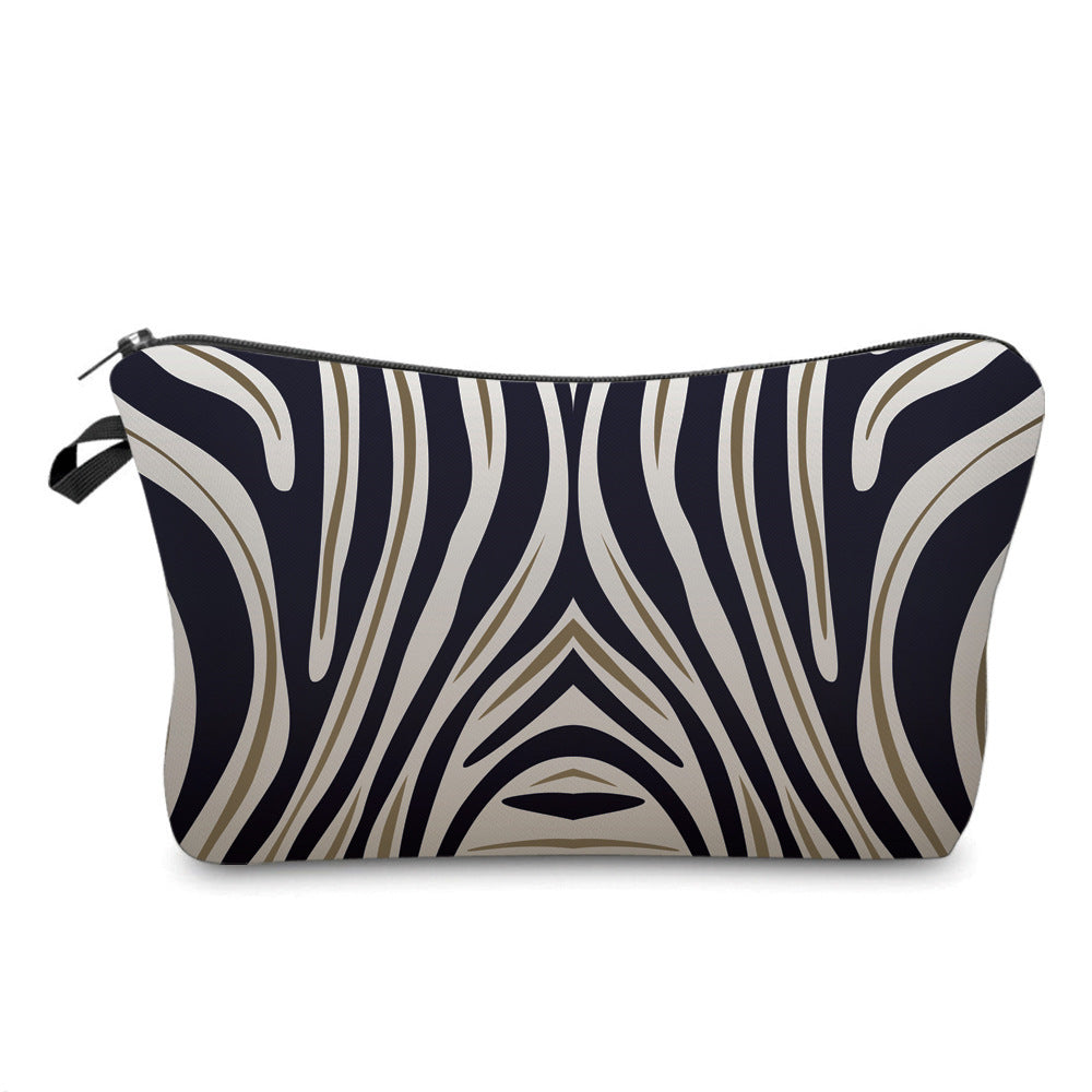 Wholesale New tiger print animal print cosmetic Bag crocodile print storage Bag leopard print toiletry Bag