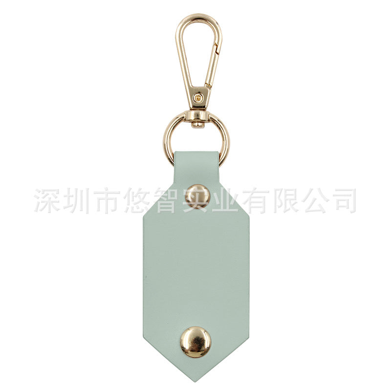 Wholesale Creative Photo Box PU Leather Father's Day Gift Keychain