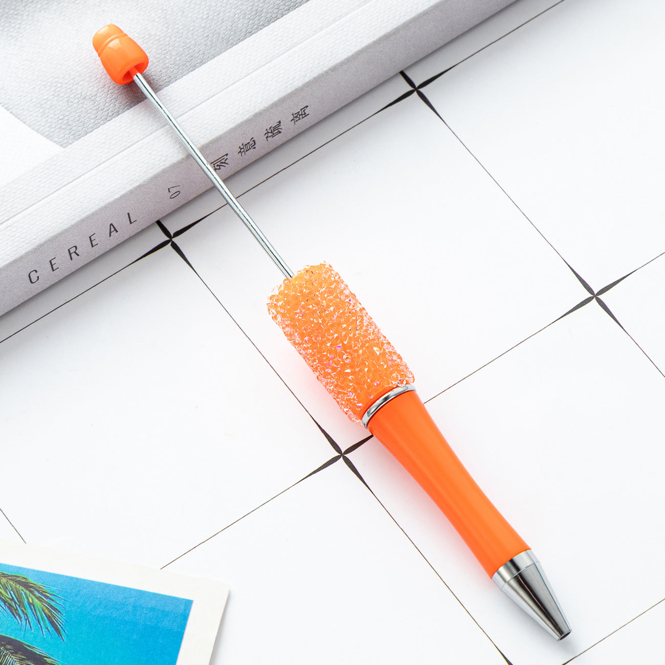 Wholesale DIY sugar beaded pen rhinestone ballpoint beadable pen