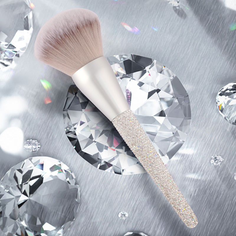 Wholesale Colorful Diamond Exquisite Man-made Fiber Makeup Brushes