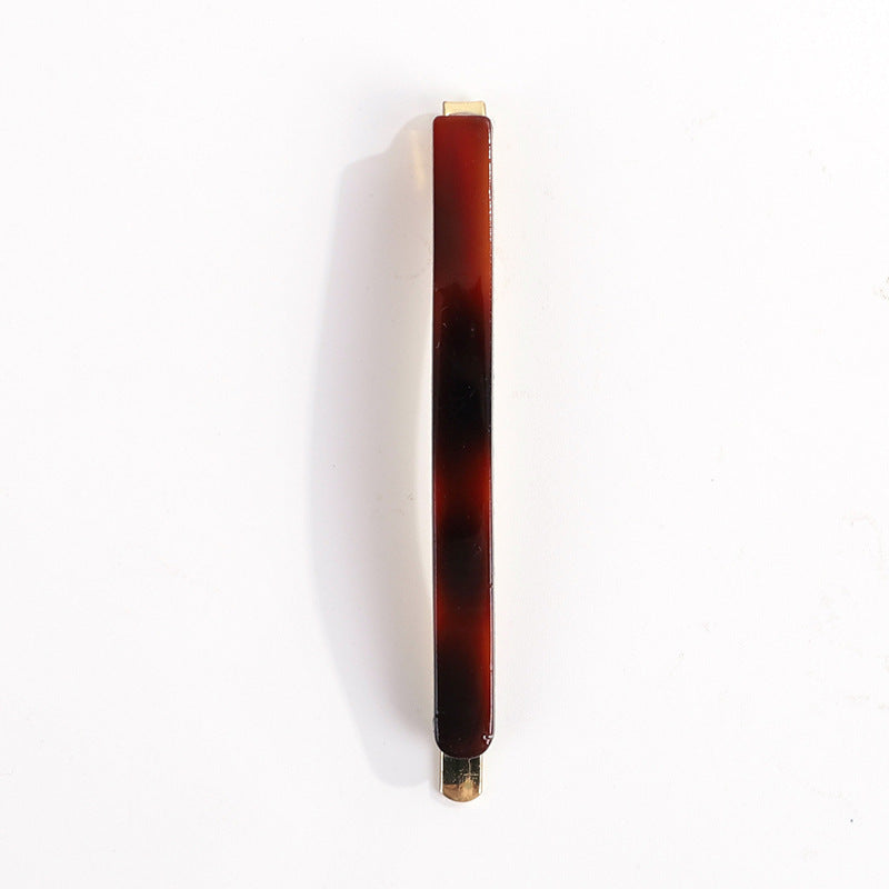 Wholesale Handmade Acetate Hair Clip Tortoise Shell Vintage French Style Women S Side Clip Hair Accessory