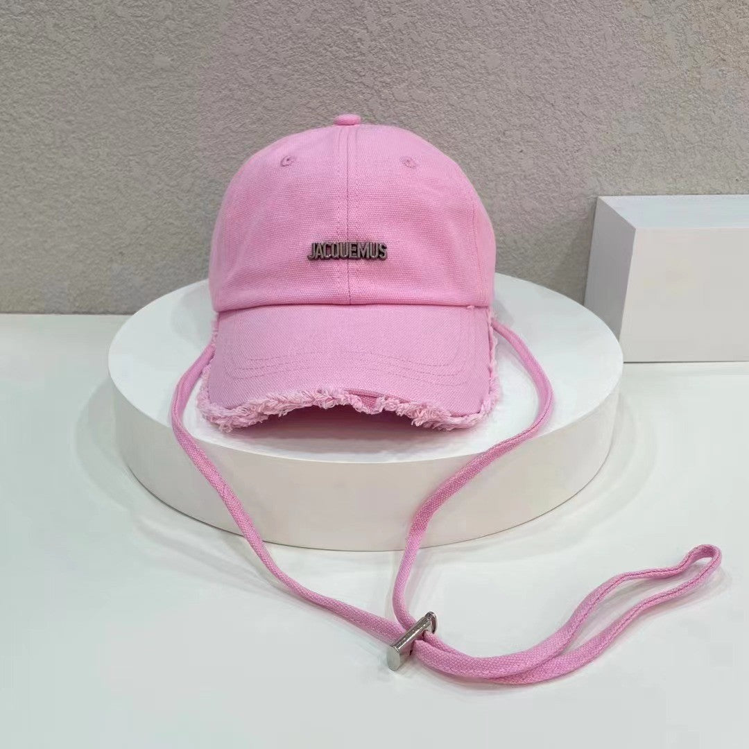 Wholesale retro all-match peaked cap sun protection sun hat drawstring