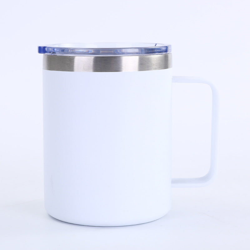 Wholesale 12oz Simple  Mug 304 Stainless Steel Double Layer Thermos Mug