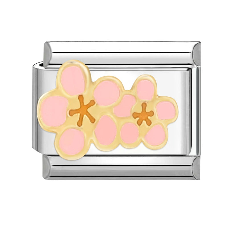 Wholesale Italian Charm Bracelet 9mm DIY Splicing Removable Stainless Steel Creative Composable Bracelet