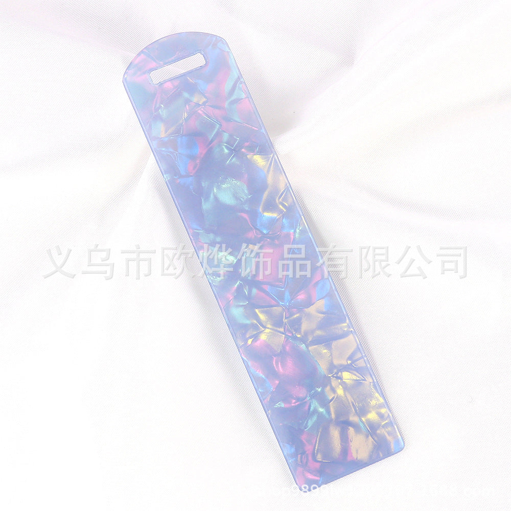Wholesale 10pcs New Textured Acrylic Bookmark Pendant Card Bookmark