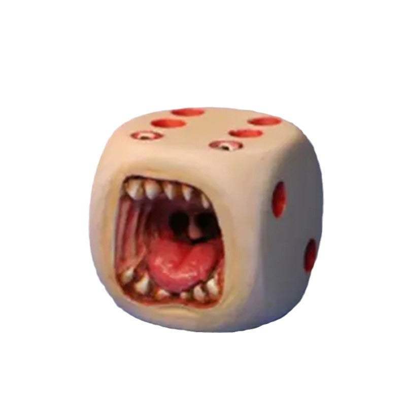 Wholesale Synthetic Resin Devil Dice Ornaments