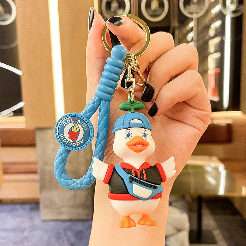 Wholesale Crooked Duck Pvc Keychain
