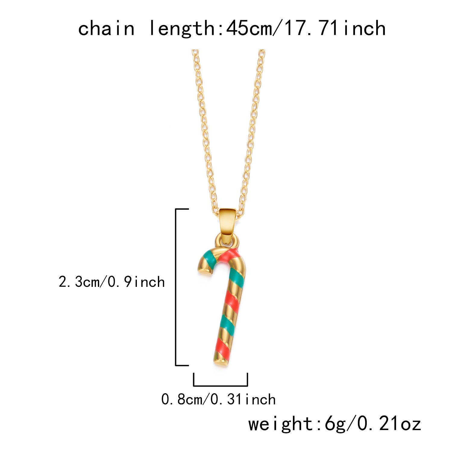 Wholesale Christmas Dopamine Colored Necklace