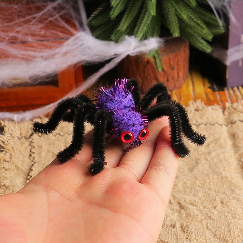 Wholesale New Halloween Spider Hairpin Ghost Festival Children Adult Party Decorative Props Funny Spider Hairpin