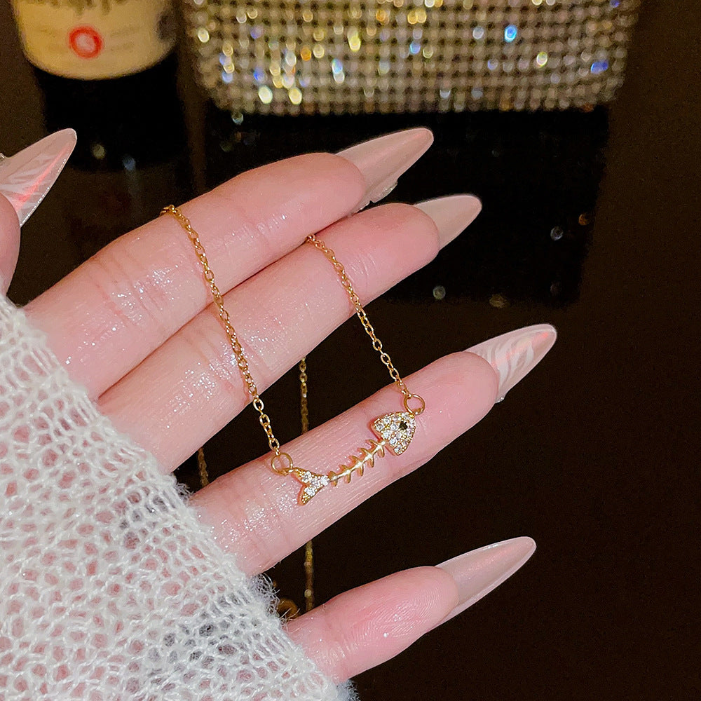 Wholesale Titanium Steel Necklace Women's All-match Sweet Chain Accessories