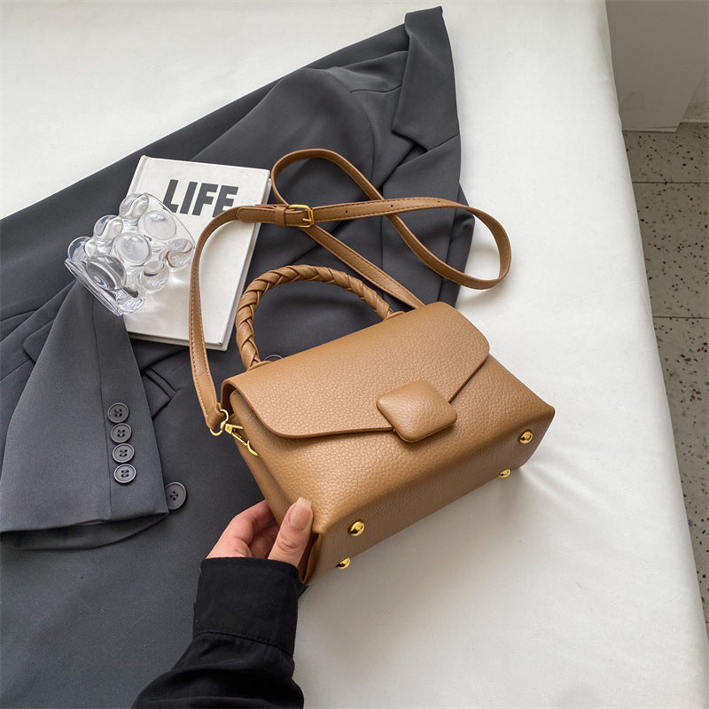 Wholesale Retro Shoulder Crossbody Bag Texture Small Square Bag