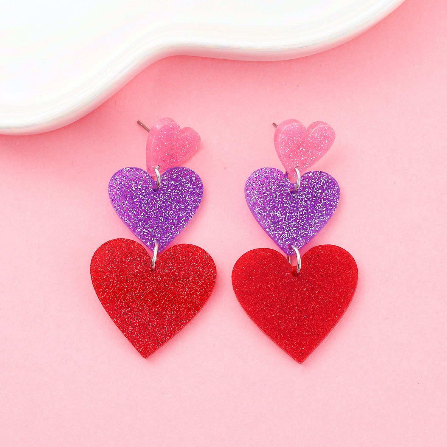 Wholesale Valentine' s Day Love Earrings Design Sense Earrings