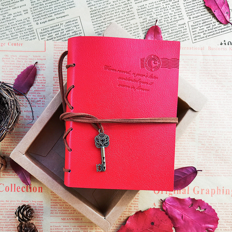 Wholesale Thickened Strap Kraft Paper Creative Imitation Leather Vintage Notebook