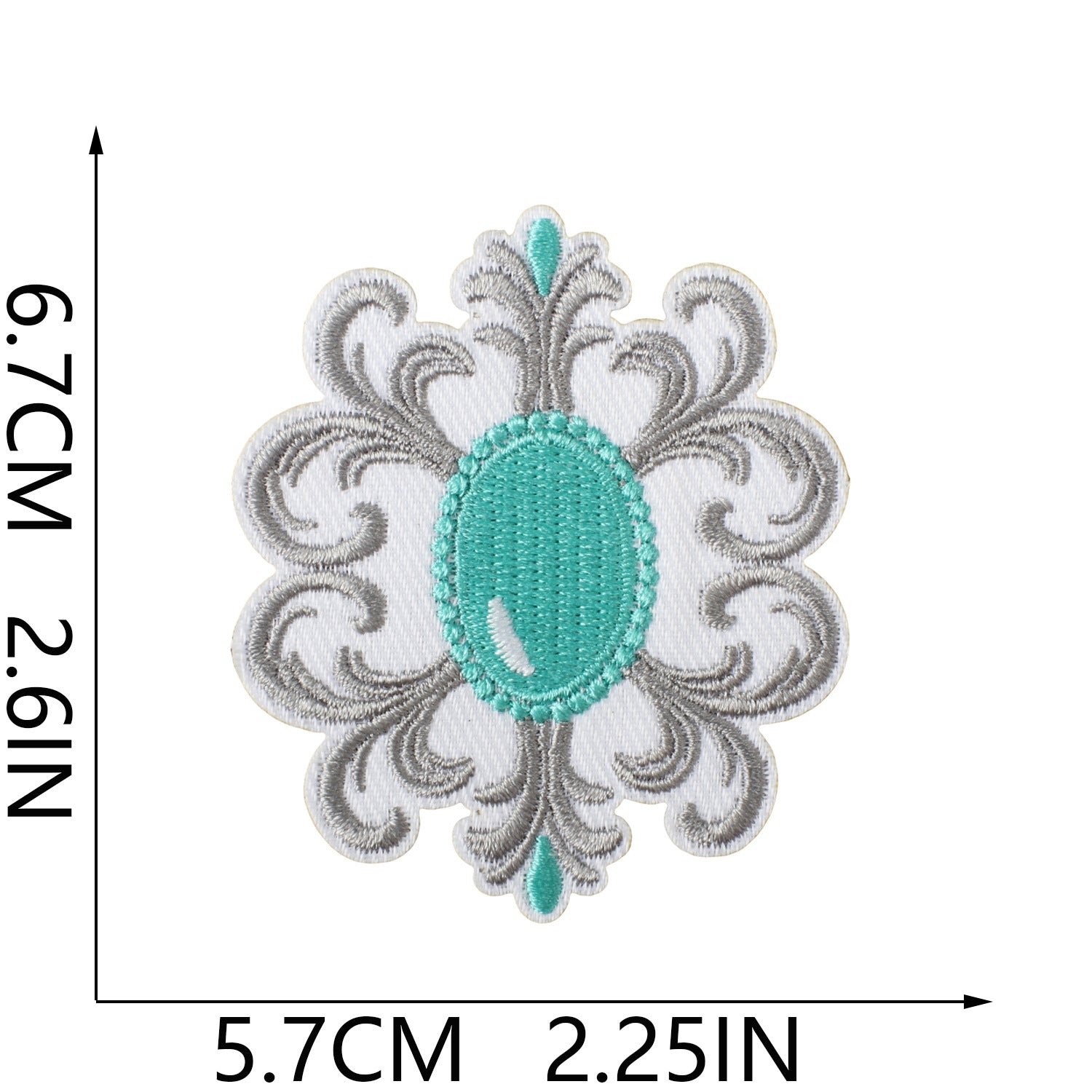 Wholesale Trendy Western Cowboy Embroidered Patches Cross And Leopard Bow Design Polyester Thread Stylish Clothing Decoration For Everyday Use