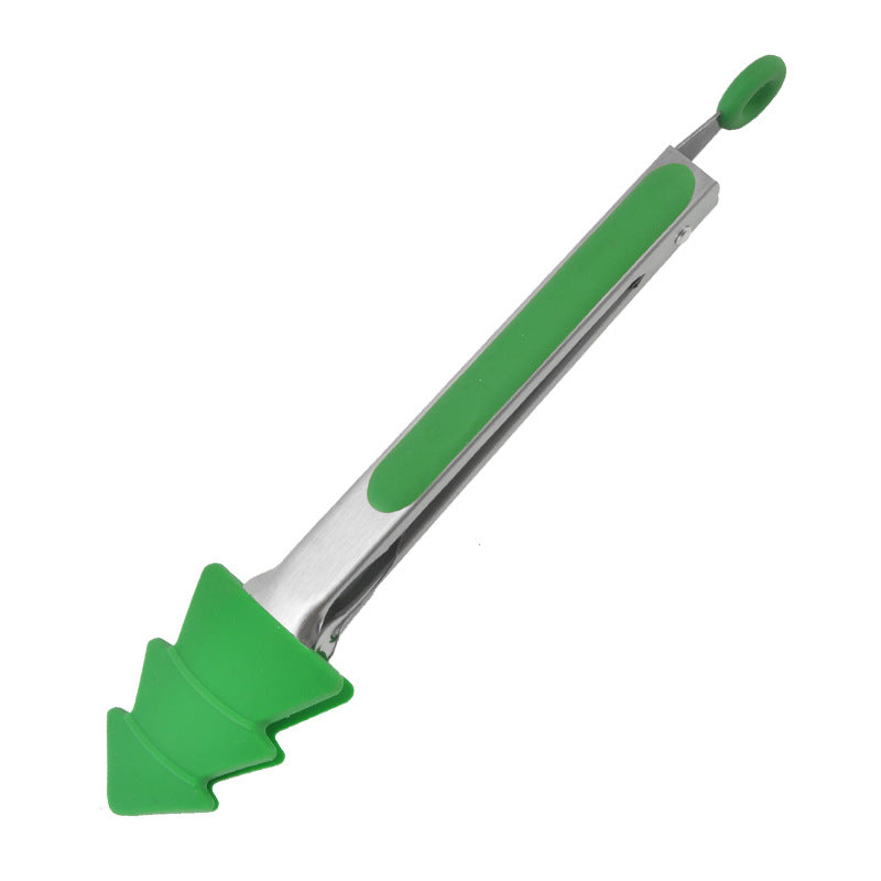 Wholesale Christmas Tree Snowman Stainless Steel Silicone Food Clip