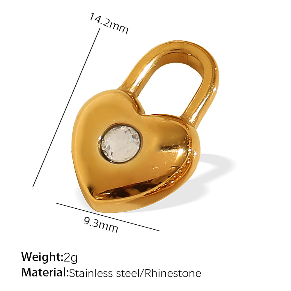 Wholesale Diverse diamond studded stainless steel necklace pendant accessories