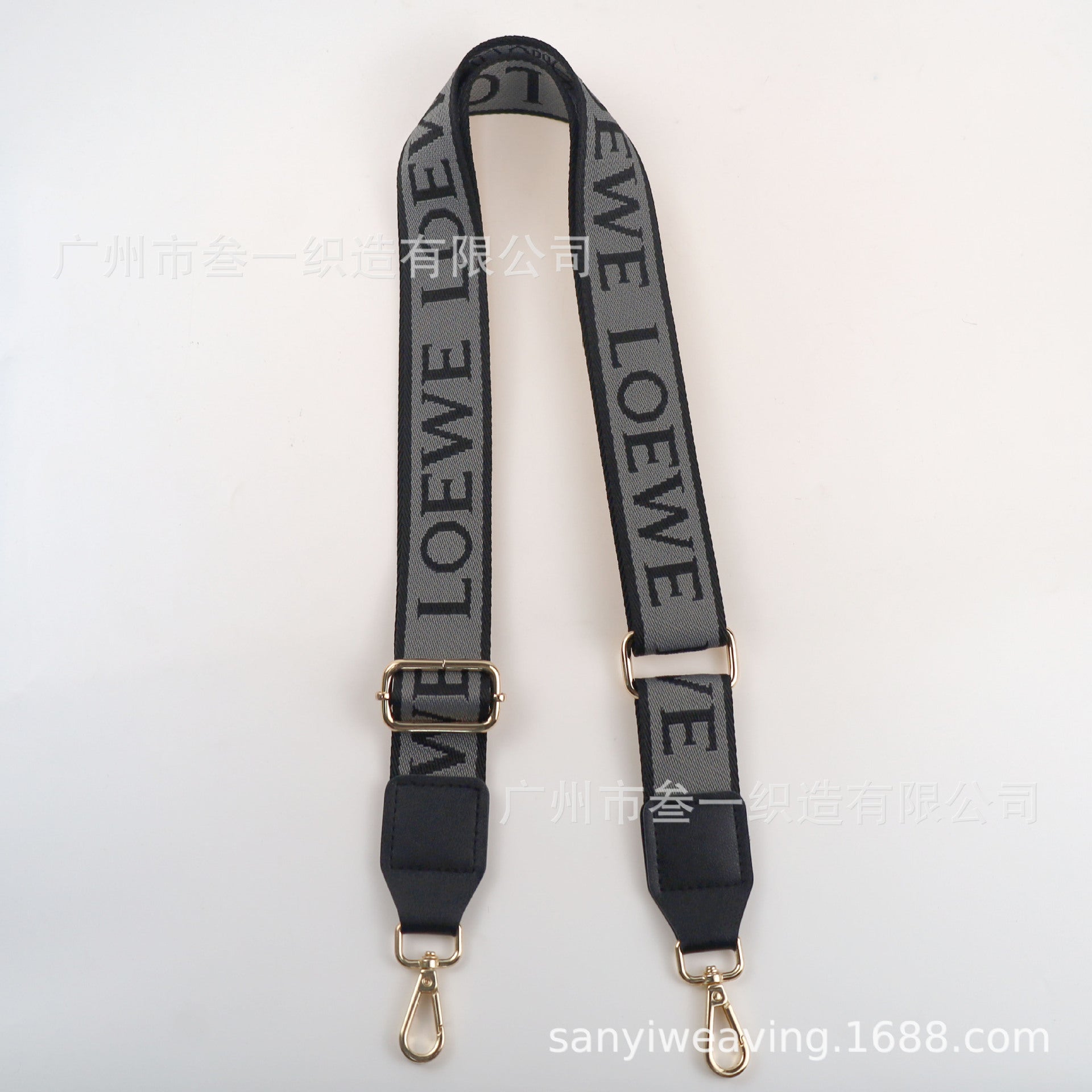 Wholesale English Letter Personalized Canvas Versatile Single and Double Shoulder Crossbody Adjustable Shoulder Strap