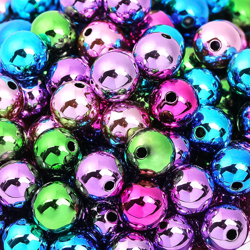 Wholesale of 50PCS/PACK Colored Shell Acrylic Beads