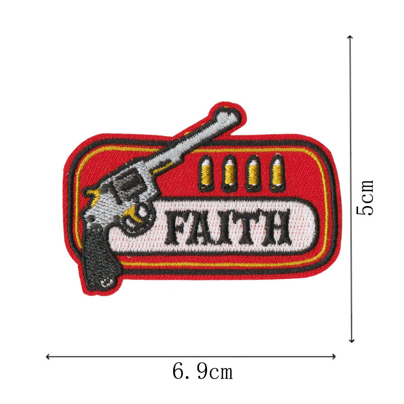 Wholesale Western cowboy embroidery,  embroidery labels,  clothing accessories,  cartoon embroidery patches