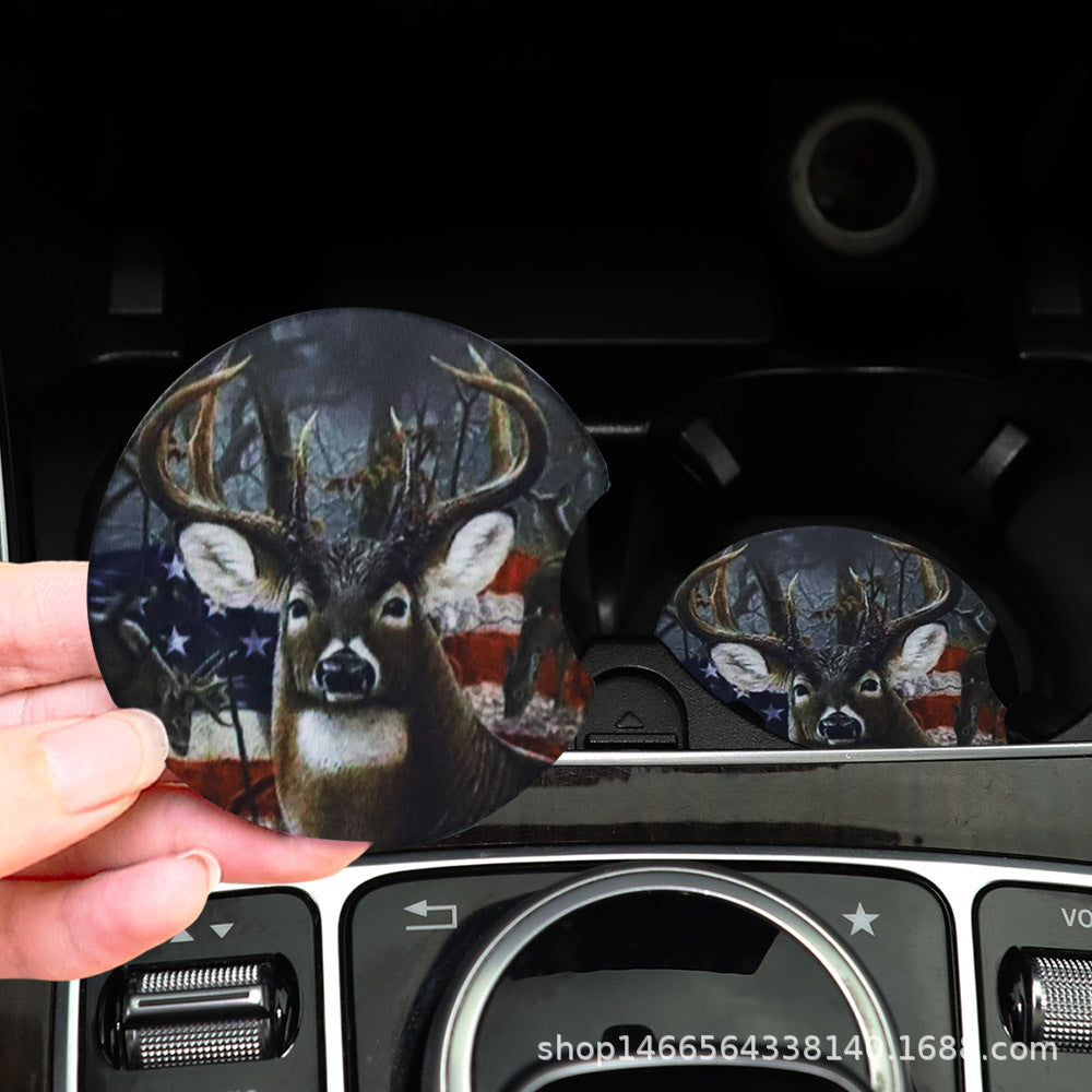 Wholesale 10PCS Butterfly PVC Car Tea Coasters