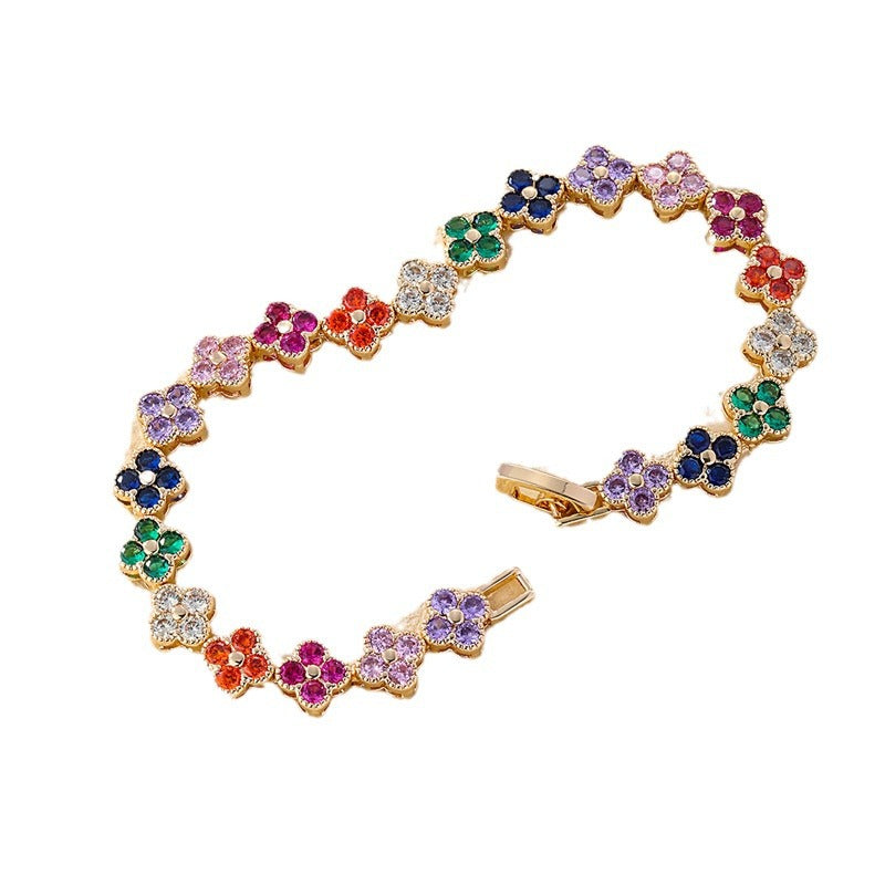 Wholesale Clover Butterfly Zircon Bracelets