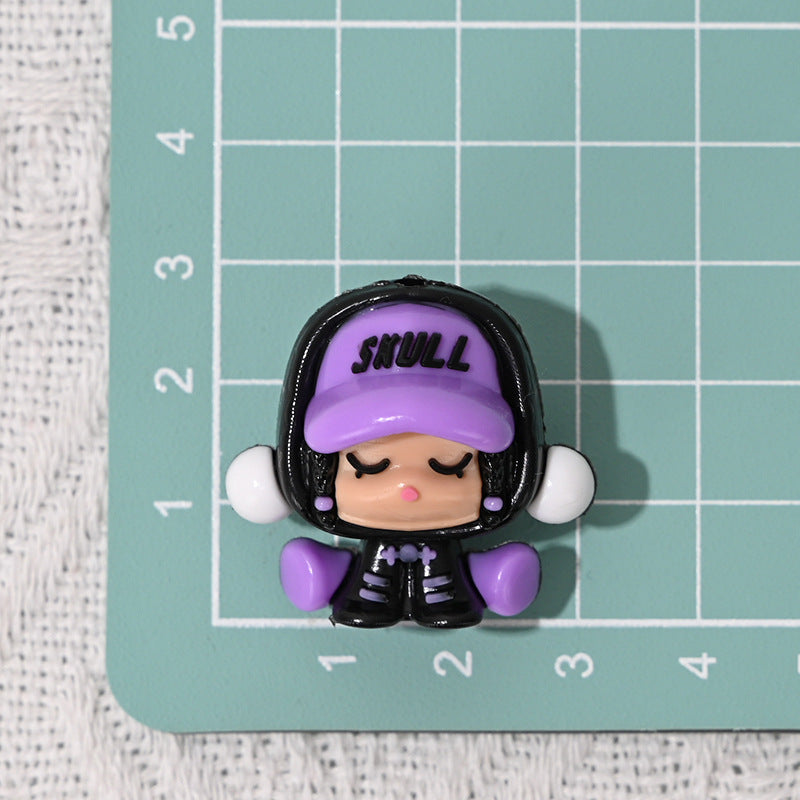 Wholesale 5pcs/pack holes loose beads diy mobile phone beads	OLY Exclusive