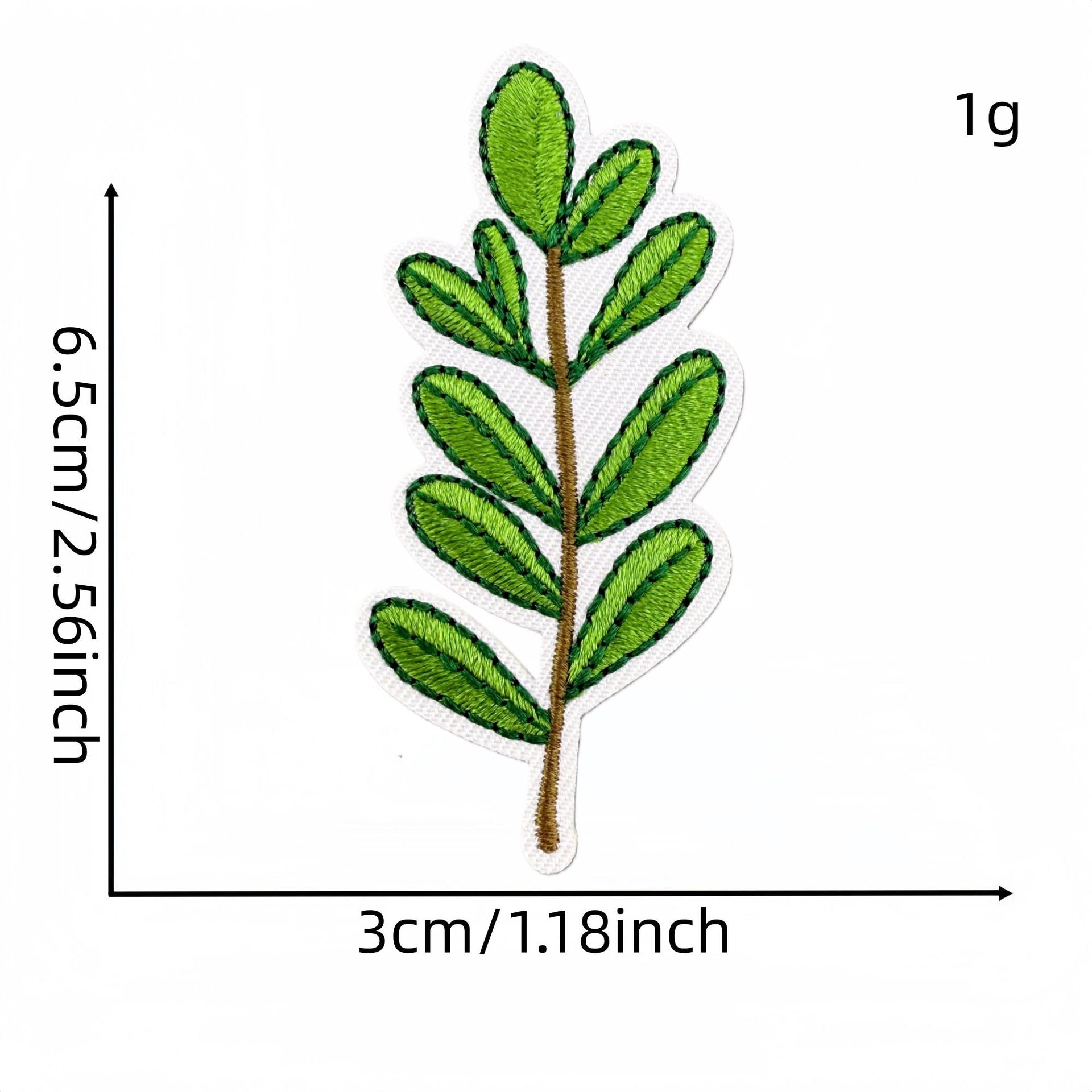 Wholesale Forest Fairy Embroidered Patches Green Macaron Design Iron On Applique Fashion Decorative Gift