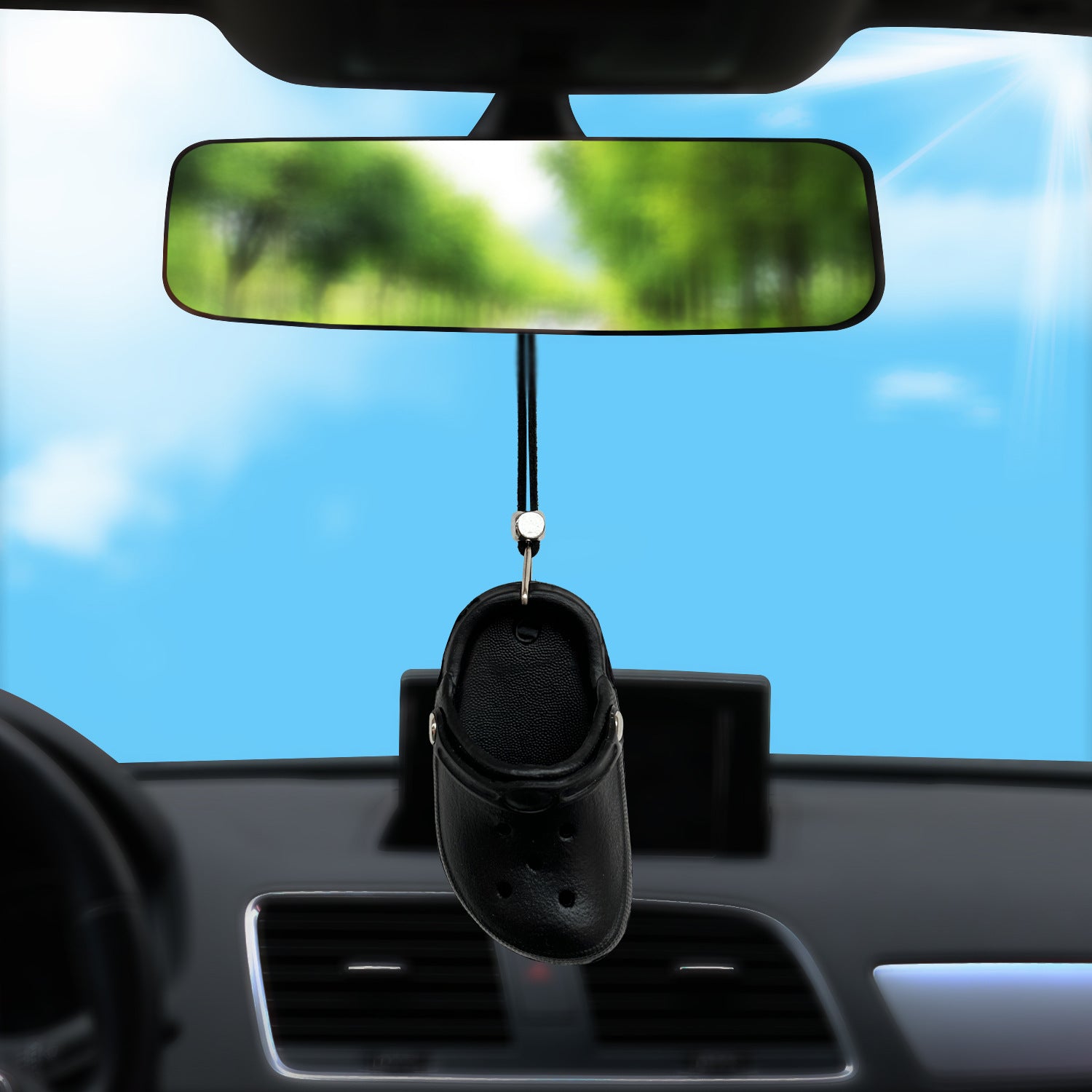 Wholesale  decorative colorful rope pendant car pendant