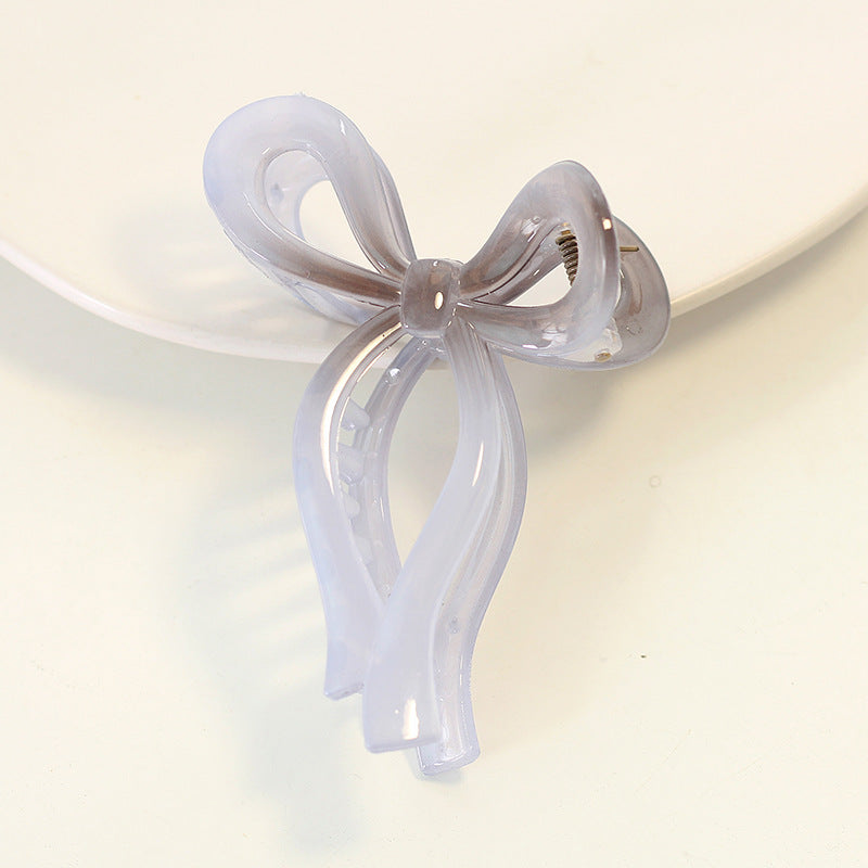 Wholesale Bow Hair Updo Gradient Color Shark Clip