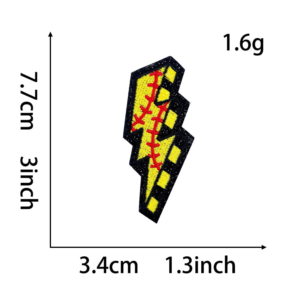 Wholesale Stylish Polyester Iron On Embroidered Patch Bow Plaid Design DIY Clothing Accessory For Resale