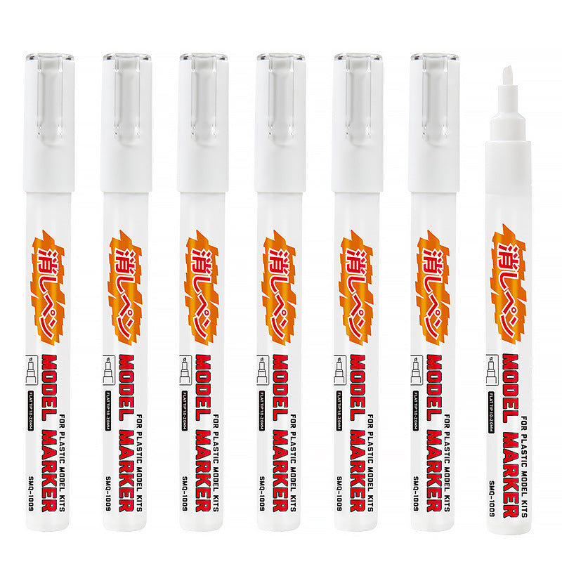 Wholesale high gloss mirror chrome plated markers, metal pens, reflective electroplated pens, DIY Gundam plastic model nail art metal pens