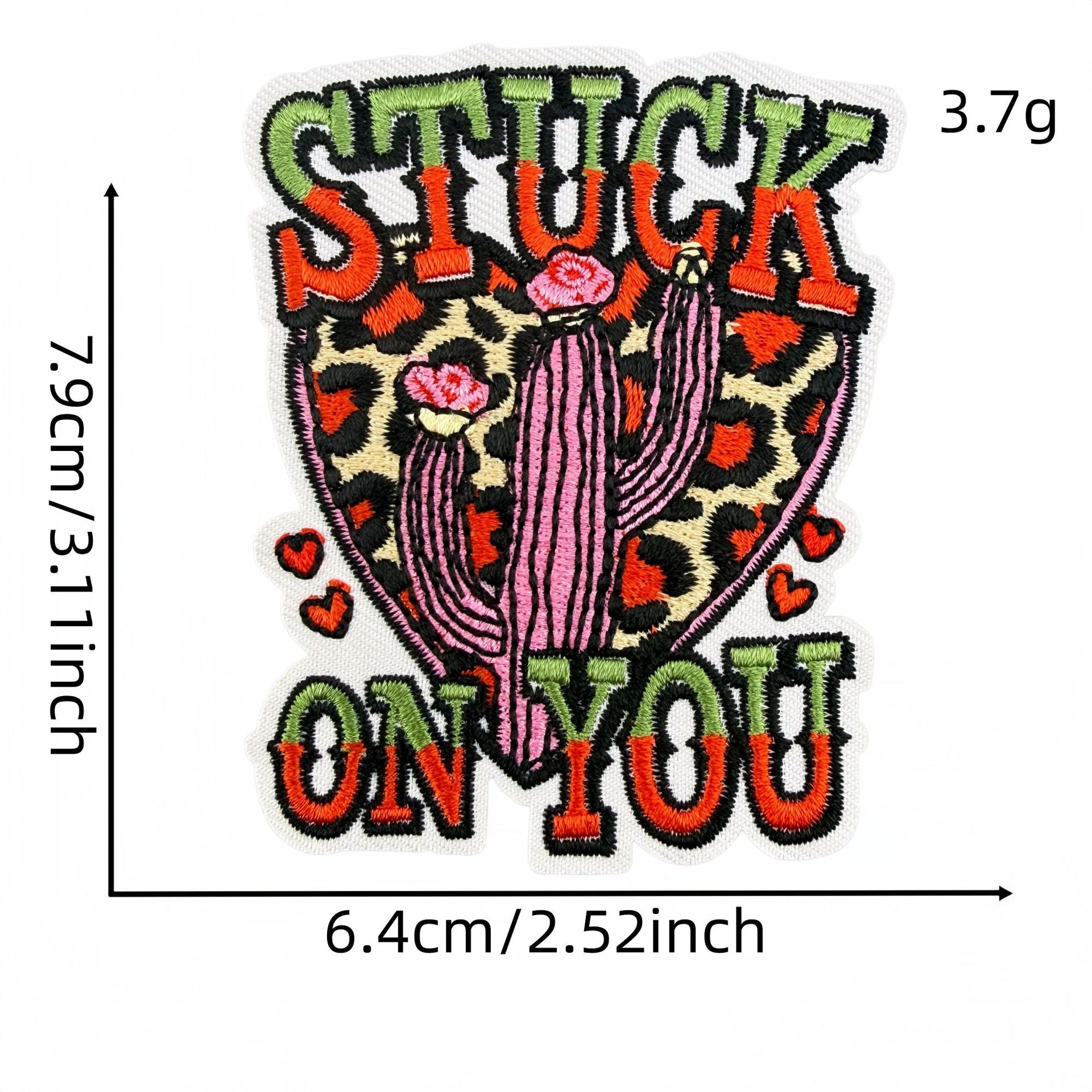 Wholesale Chic Cowgirl Western Embroidered Patch Set 18Pc Leopard Cactus Design Sew On Badge Craft Supply