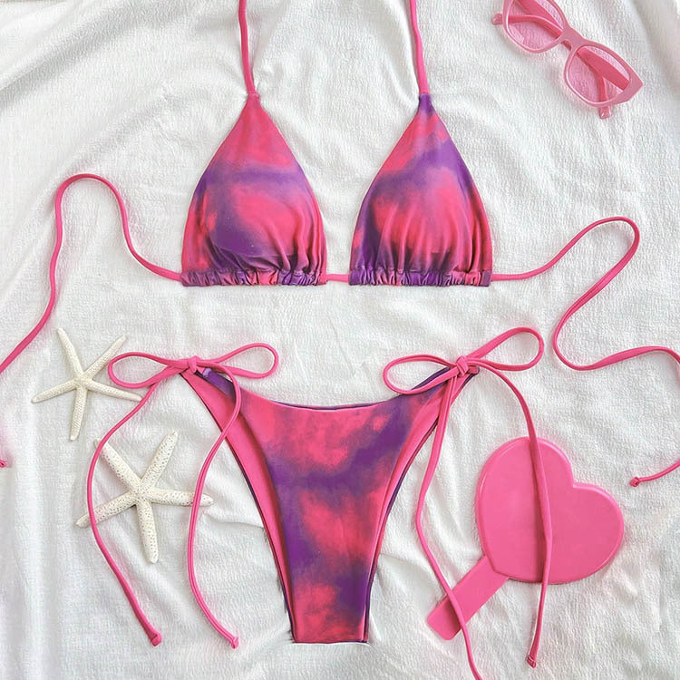 Wholesale Women's lace-up swimsuit fashion sexy beach bikini