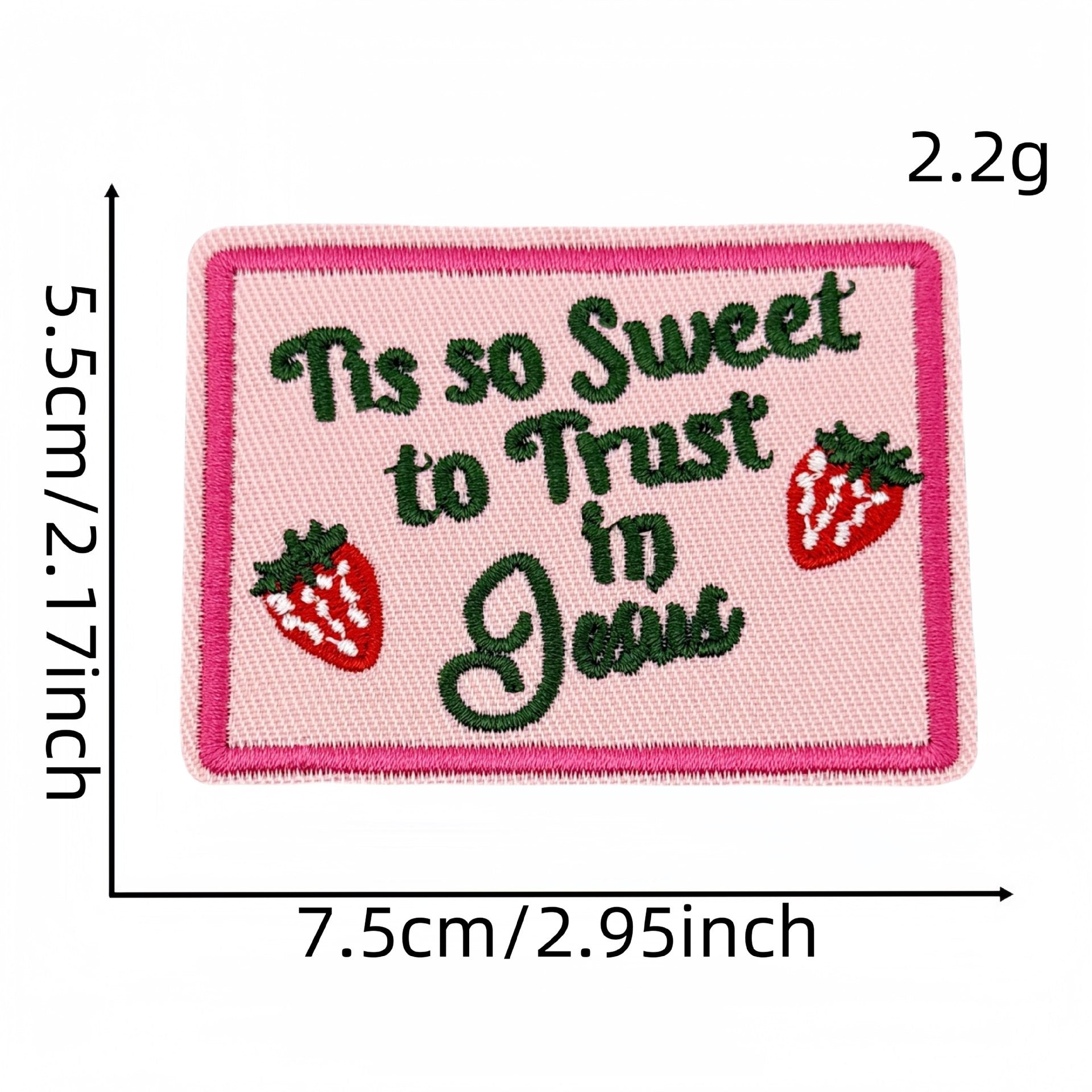 Wholesale Pink Kindness Encouragement Cloth DIY Patches Stickers