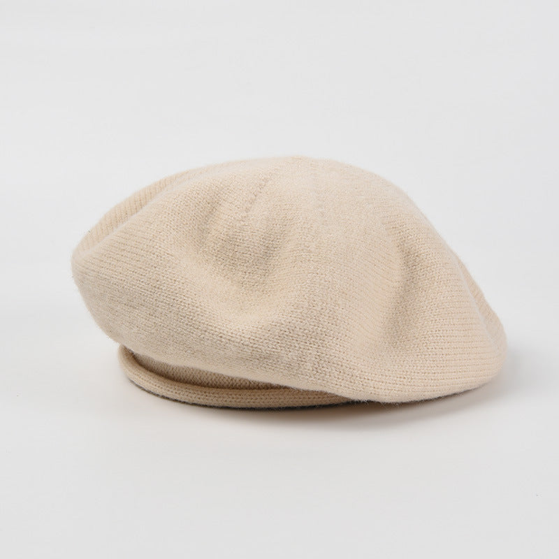 Wholesale Mixed Wool Knitted Beret