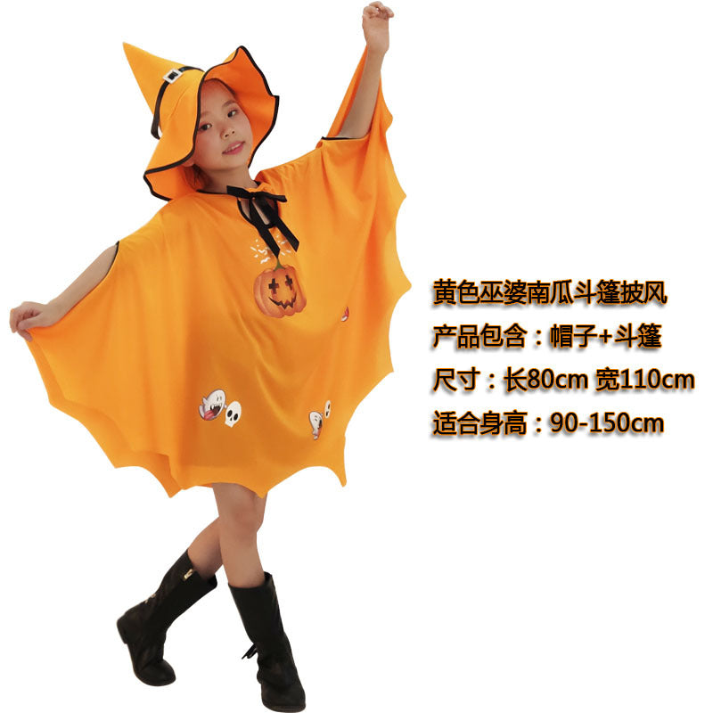Wholesale New Halloween Children's Costumes, Capes, Capes, Cosplay Costumes